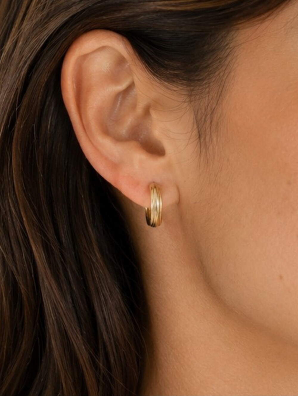 Gold Mini Hoop Earrings - Women Jewelry